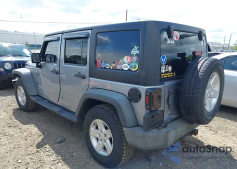 2018 Jeep Wrangler Jk Unlimited Sport S 4X4 z USA, uszkodzony, nr VIN 1C4BJWDG2JL838689